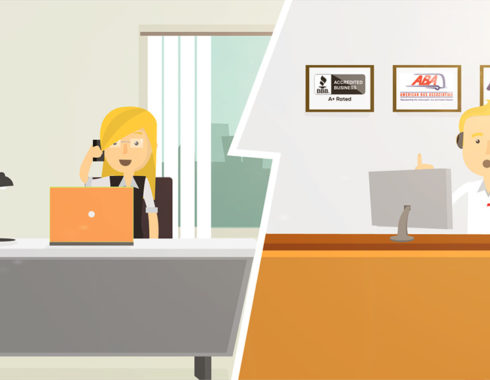 animated office