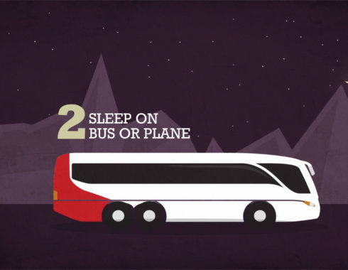 night animation bus