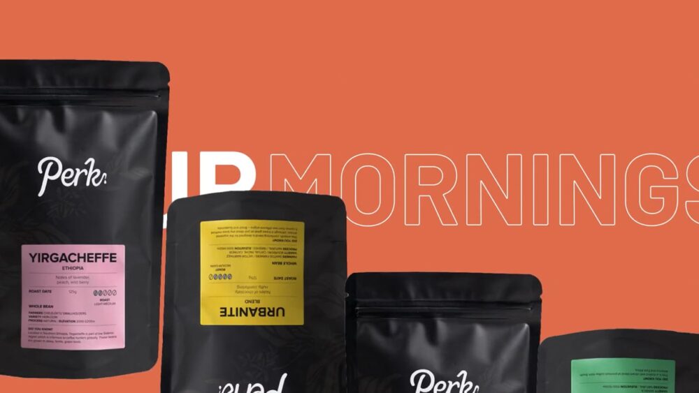 Perk coffee Youtube ad